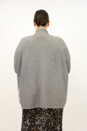 סריג אוברסייז Cécilia | אפור