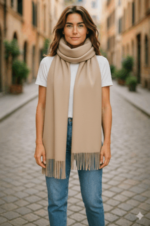 צעיף Alma |בז – EF-77389-BEIGE