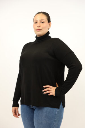 סריג אוברסייז Aude | שחור