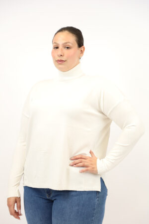 סריג אוברסייז Lilly(Aude) | לבן