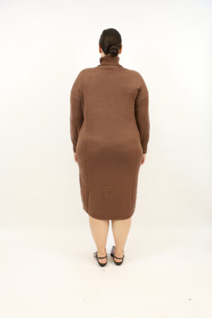 שמלה סריג אוברסייז Bonnie | שוקו