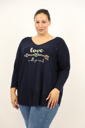 סריג אוברסייז Lolita | נייבי