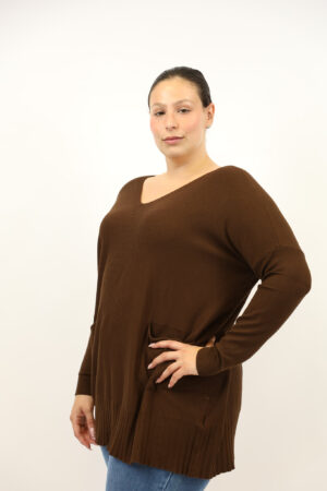 סריג אוברסייז Claire | שוקו