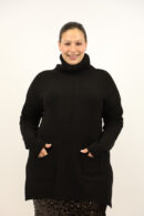 סריג אוברסייז Julie | שחור – EF-9085-BLACK