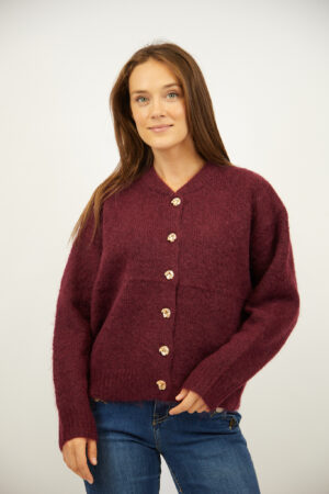 סריג טקסטורל Zoé | בורדו – INAP-AR915-BORDO