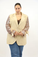 בלייזר בעיטור פאייטים Salomé | בז – IV-AC26350-BEIGE