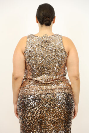 גופייה בעיטור פאייטים  Inès | שוקו