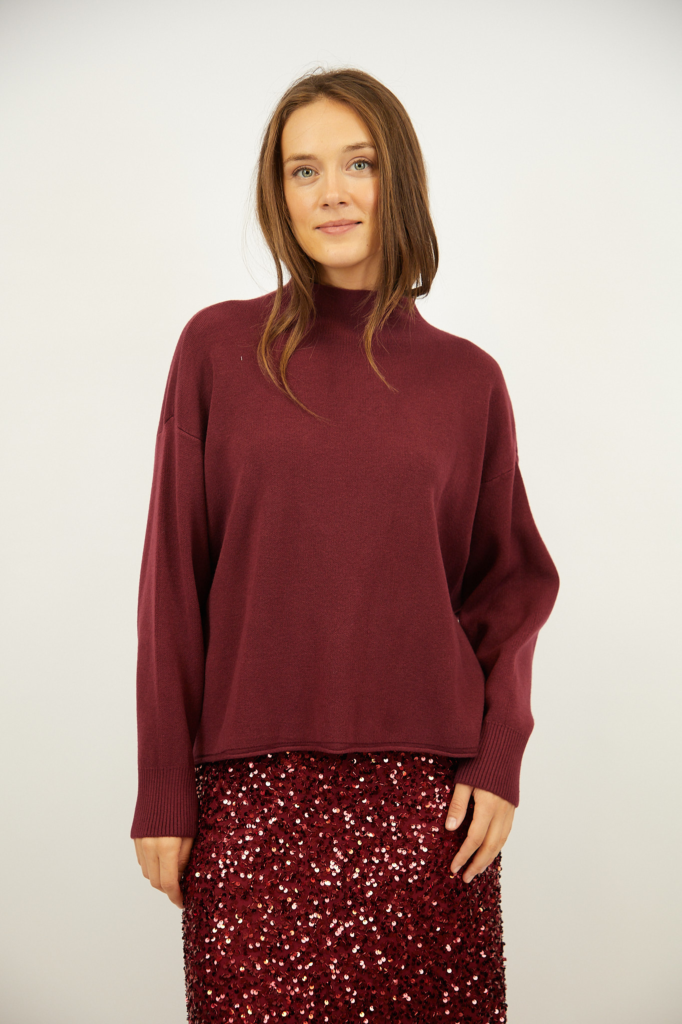 סריג קלאסי Anaïs | בורדו – IV-PR2297-BORDO