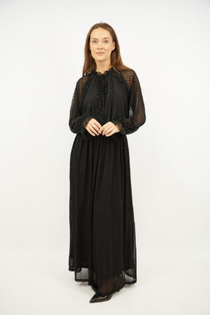 שמלה מקסי Joy | שחור