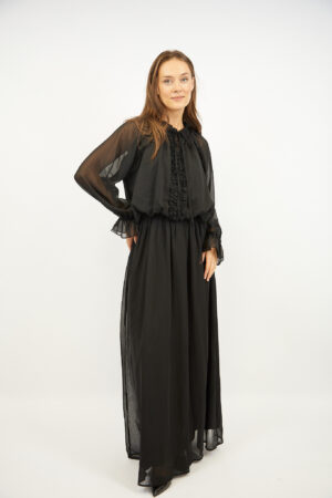 שמלה מקסי Diane | שחור