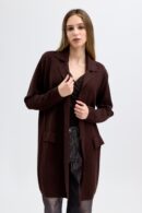 קרדיגן ארוך Kylie | קפה – JSM-JP2685-COFFEE