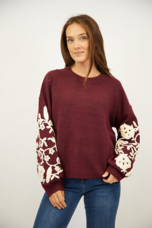 סריג עם תחרה Lawrence | בז יין – JSM-JP8131-BEIWIN