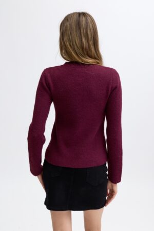 סריג עם כפתורים Muriel | יין