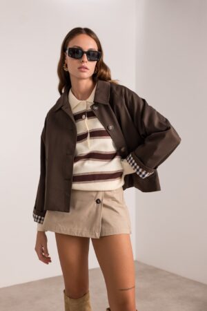 מעיל קצר Chloé | חום