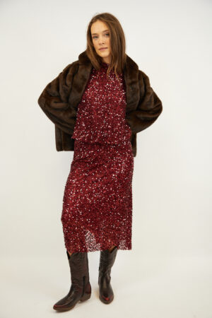 מעיל דמוי פרווה Assia | חום