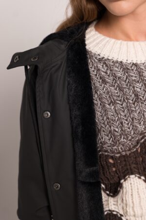 מעיל פארקה Ambre | שחור