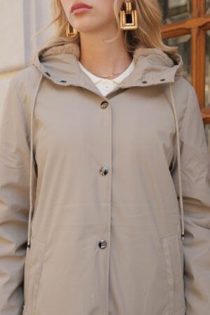 מעיל פארקה Ambre | אבן