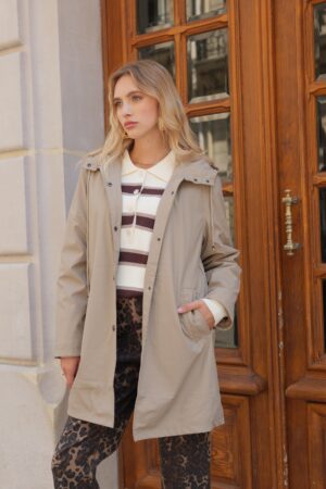 מעיל פארקה Ambre | אבן