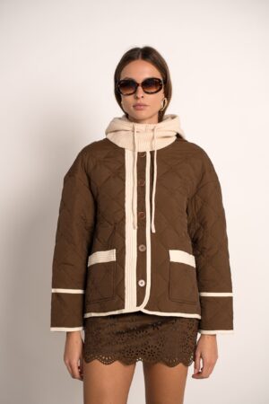 ג׳קט קצר Agathe | חום