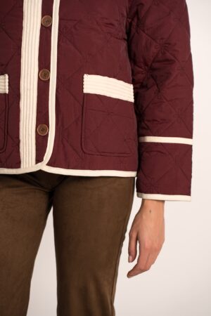 ג׳קט קצר Agathe | בורדו