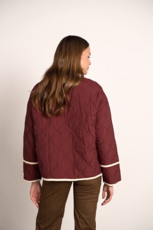 ג׳קט קצר Agathe | בורדו