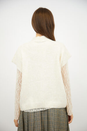 סריג עם תחרה Sarah | בז