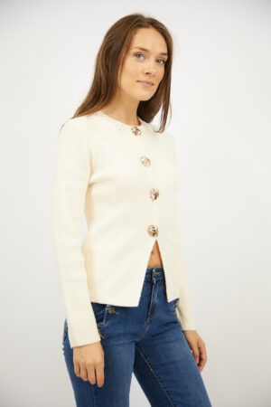 סריג עם כפתורים Muriel | בז