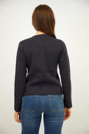 סריג עם כפתורים Muriel | נייבי