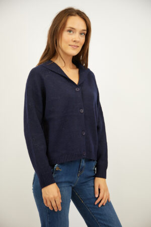 קרדיגן בסריגה עדינה Lola | נייבי