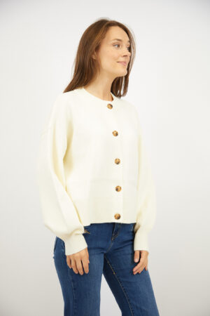 סריג עם כפתורים Lou | בז