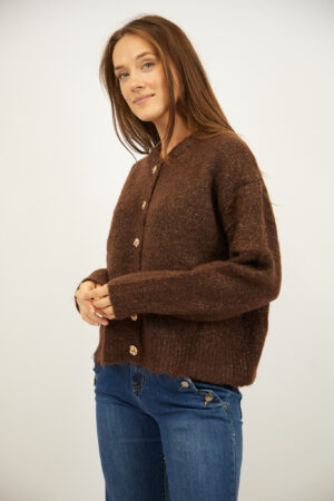 סריג טקסטורל Zoé | חום