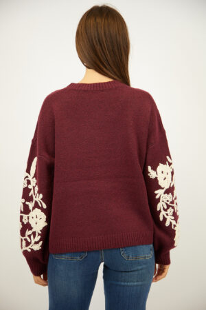 סריג עם תחרה Lawrence | בז יין