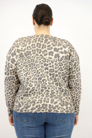 סריג בהדפס מנומר Élise | נמר