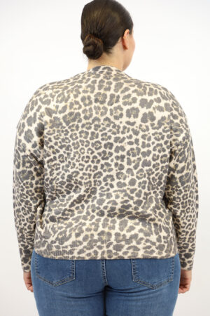 קרדיגן בהדפס מנומר Aurore | נמר