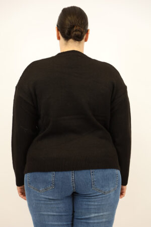 סריג עם כיתוב PARIS |שחור