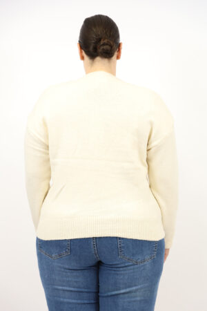 סריג עם כיתוב PARIS|קרם