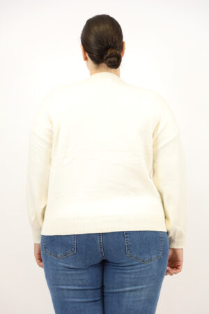 סריג עם כפתורים Angèle|בז