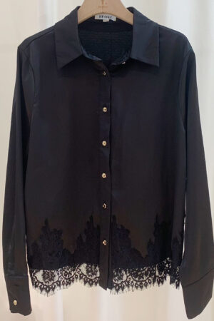 חולצה תחרה Sofia | שחור – BY-YD009-5-BLACK