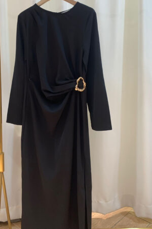 שמלה מקסי Talie | שחור – BY-YD013-5-BLACK