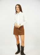 חצאית מיני Shira | קאמל – ML-M260-2283-CAMEL