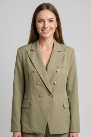 בלייזר Camille | ירוק – CHR-90567-GREEN