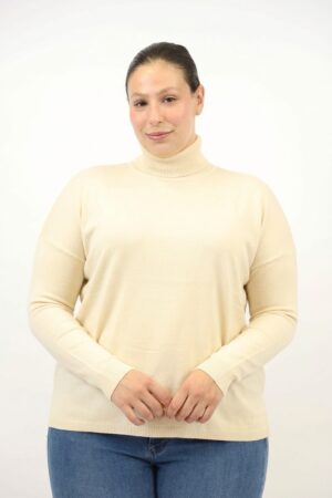 סריג אוברסייז Aude | קרם – EF-8211-NAVY-2