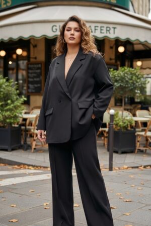 בלייזר Florence | שחור – IV-PR-2954-BLACK