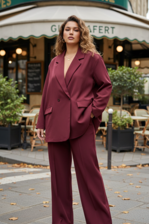 בלייזר Florence | בורדו – IV-PR-2954-BORDO