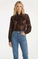 חולצת שיפון אלגנטית Élodie | קפה – JSM-CH5026-CAFE