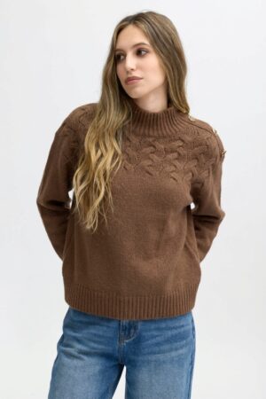 סריג קלאסי Louna | קפה – JSM-JP8157-CAFE