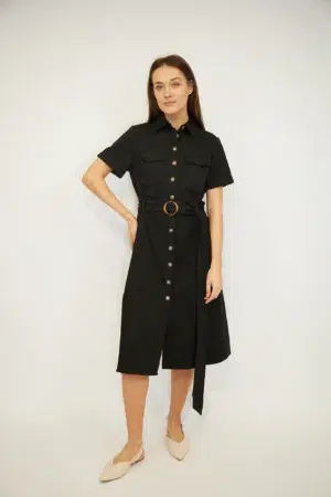 שמלה Emma| שחור – ML-M966-2255-BLACK