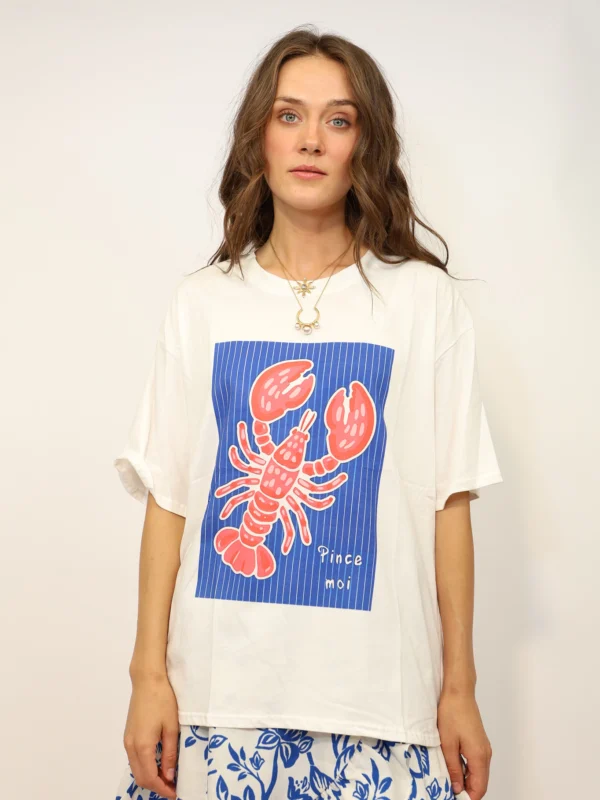 טי שירט Lobster | לבן